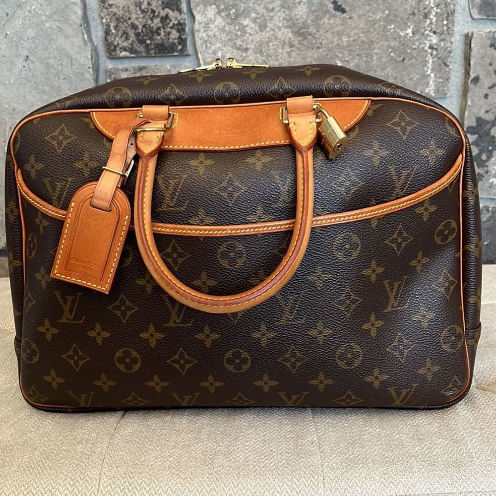 💖✨BEAUTIFUL✨💖 LV DEAUVILLE BOWLING HANDBAG PURSE MONOGRAM - Picture 4 of 16